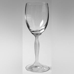 Vintage Mikasa Ballet Frosted Stem Water Goblet Glasses Set Of 2 Elegant 8.25" H